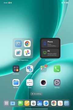 Test Oppo Pad Mini color OS