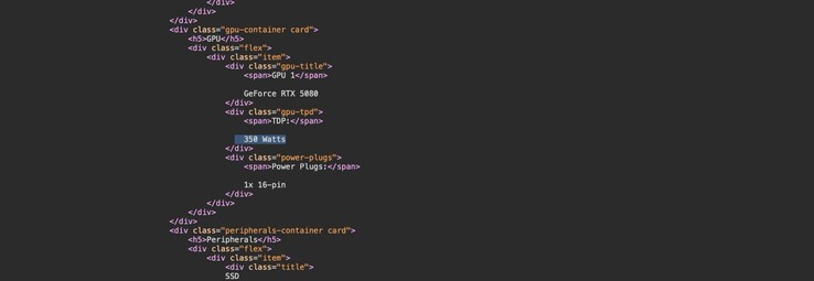 Der Quellcode der Webseite von Seasonic liefert bereits Hinweise zur TDP von Nvidias Gaming-Grafikkarten der nächsten Generation.