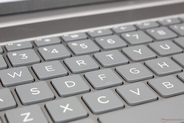 Weiße Hintergrundbeleuchtung der Tastatur ist Standard