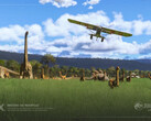 Jurassic World im Microsoft Flight Simulator 2024. (Bildquelle: Microsoft)
