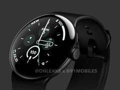 Die Google Pixel Watch 3 erhält offenbar kaum Design-Anpassungen. (Bild: @OnLeaks / 91mobiles)