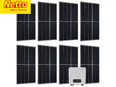 Netto bietet die Solaranlage "Juskys" mit 50 % Rabatt an (Bildquelle: Netto, bearbeitet)