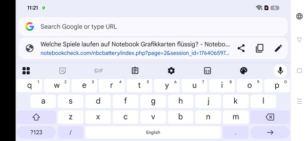 Tastataur quer