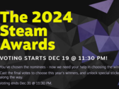 Ergebnisse der Steam Awards 2024 wurden bekannt gegeben (Bildquelle: Valve)