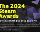 Ergebnisse der Steam Awards 2024 wurden bekannt gegeben (Bildquelle: Valve)