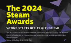 Ergebnisse der Steam Awards 2024 wurden bekannt gegeben (Bildquelle: Valve)