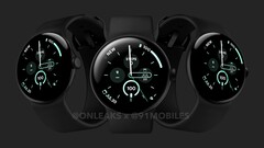 Die Pixel Watch 3 wird auch in einer ähnlichen Farbe die das pinke Pixel 9 zu haben sein. (Bildquelle: 91Mobiles/@OnLeaks)