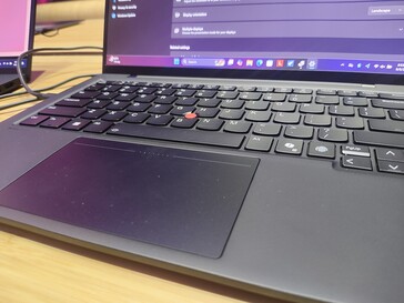 Lenovo ThinkPad X1 Carbon Gen 13 Aura Edition: Touchpad (Bildquelle: Benjamin Herzig)