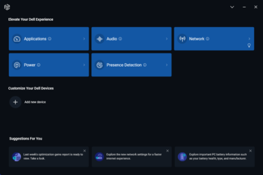 Dell Optimizer App