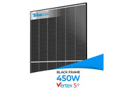 Solarmodul Trina Vertex S+ Glas-Glas mit hoher Leistung und silbernem Rahmen (Bildquelle: Solarhandel24)