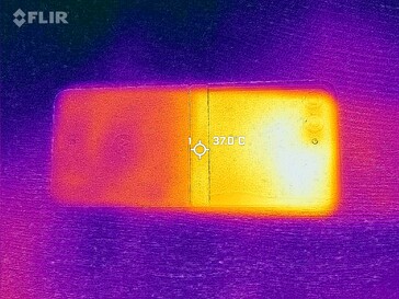 Heatmap Rückseite