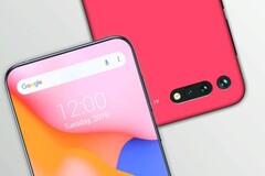 Das Honor V30, wie es auf Weibo aktuell visualisiert wird. Der Fingerabdrucksensor steckt diesmal an der Seite. (Konzeptbild, modifiziert)