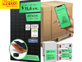 Netto: Solaranlage mit Speicher und bifazialen Glas-Glas-Modulen zum günstigen Preis (Bildquelle: Netto)