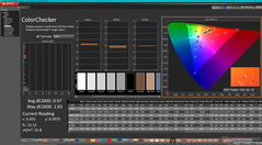 ColorChecker nach der Kalibrierung