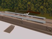 Visualisierung des neuen Bahnhofs Fangschleuse. Hier sollen auch ECs halten. (Bild: Deutsche Bahn)