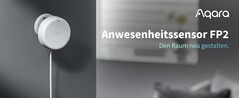 Der Aqara Anwesenheitssensor FP2 kann dank eines neuen Updates nun auch den Schlaf tracken. (Bild: Aqara)