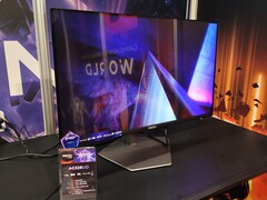 AOC hat zur gamescom zwei Monitore gezeigt (Bildquelle: Notebookcheck)