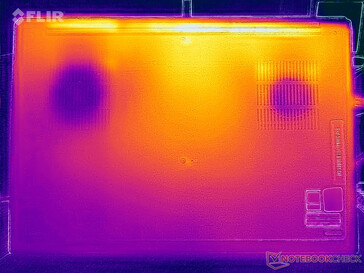 Oberflächentemperaturen Stresstest (Unterseite)