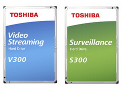 Toshiba S300 und V300: Festplatten für Videoüberwachungssysteme und Videostreaming.