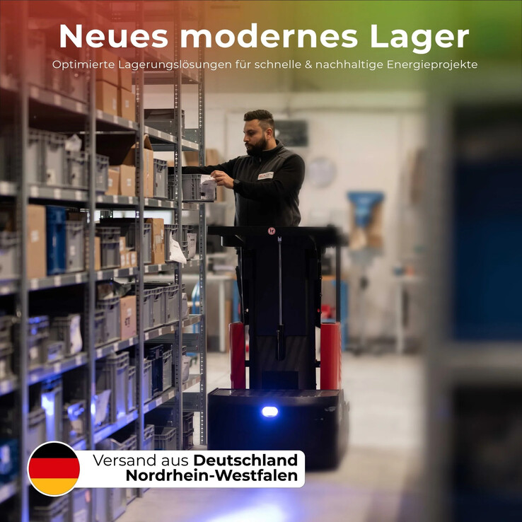 Der Versand erfolgt aus dem Lager für eine Liefergebühr von 148 Euro je Palette. Bei Selbstabholung entfllen die Versandkosten. (Bildquelle: Sicatron)