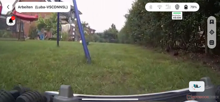 Live-Mitfahrt mit dem Luba 2 AWD Mähroboter