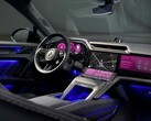 Der Cayenne Electric zeigt das Porsche-Interieur der Zukunft mit neuem digitalen Cockpit inklusive Flow Display und großem Beifahrer-Screen (Bild: Porsche AG).