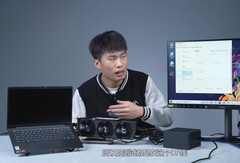 Desktop GPU-Power mit einem Thunderbolt-losen AMD Ryzen-Laptop: Ja das geht mit einem Umweg über den SSD-Steckplatz im Notebook, sagt Lenovo.