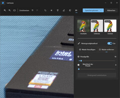 Falsch erkannte Bereiche können nachträglich demaskiert bzw. nicht erkannte Bereiche nachträglich maskiert werden.
