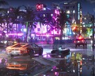 GTA 6 Screenshot zeigt Vice City in der Nacht