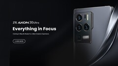 Das Axon 30 Ultra startet global im Mai, wie dieser Teaser auf der globalen ZTE-Webseite verrät.