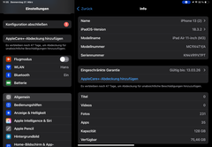iPadOS 18 auf dem Apple iPad Air 2025