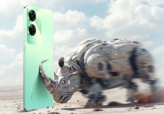 Das Realme C61 soll ein besonders robustes Gehäuse besitzen. (Bild: Realme)