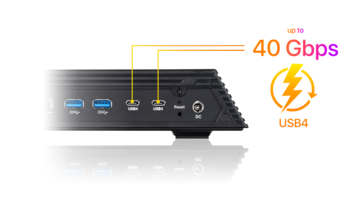 USB 4 steht bereit (Bildquelle: Asustor)