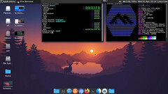 Alpine Linux KDE-Desktop (Bildquelle: /u/grigio auf Reddit)