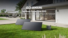 Zendure präsentiert mit dem SolarFlow 800 einen neuen Mikrowechselrichter mit AC-Laden. (Bildquelle: Zendure)