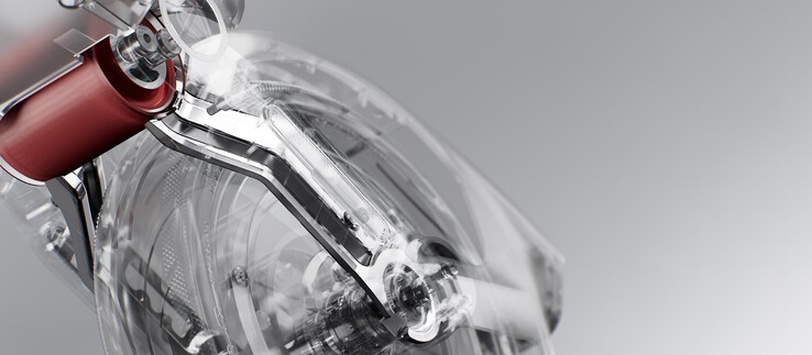 Hinten ist eine Elastomerfederung vorhanden (Bildquelle: Segway-Ninebot)