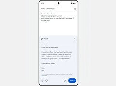 Polish-Funktion in der Google Mail-App (Bildquelle: Google Workspace Updates)