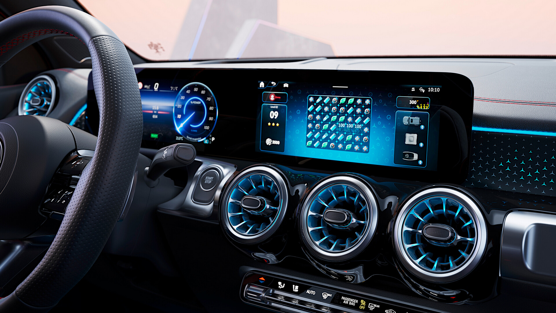Kompatibel für Benz EQB 2022-2023, Auto-Armaturenbrett Lichtdichte