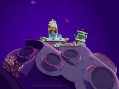 Kurzgesagt-Grafiken werden zu einem Spiel. (Screenshot: Toukana Interactive)