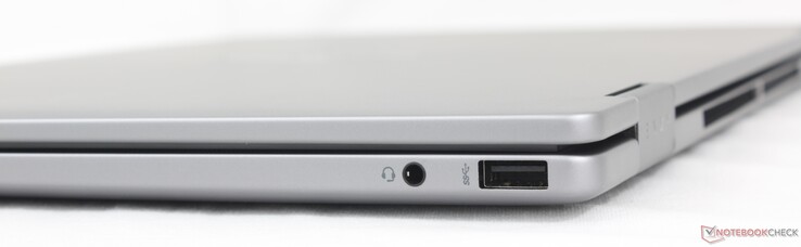 Rechts: 3,5-mm Audioanschluss, USB-A (10 GB/s)