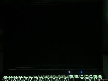 Reines Schwarz bei aktiviertem Local Dimming (volle SDR-Helligkeit)
