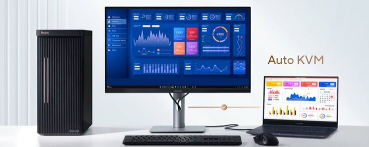 Ein KVM-Switch ist vorhanden (Bildquelle: Asus)