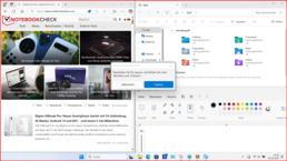 Fenster anordnen und anschließend auf "Capture" klicken.