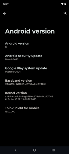 Software Motorola Edge 60 Fusion