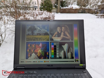 Im Freien bei direkter Draufsicht