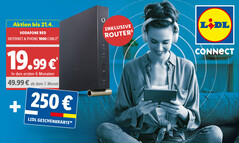 Lidl kooperiert bei seinem Internet-Angebot mit Vodafone (Bild: Lidl)