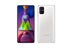 Das Samsung Galaxy M51 dürfte durch seinen 7.000 mAh fassenden Akku eine besonders lange Laufzeit erreichen. (Bild: Samsung, via @Sudhanshu1414)