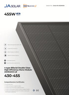 Technische Daten Solarmodule (Bildquelle: Ja Solar)