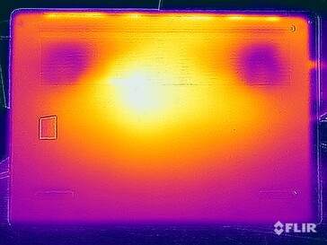 Oberflächentemperaturen Stresstest (Unterseite)