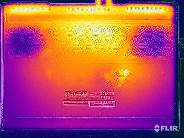 Oberflächentemperaturen Stresstest (Unterseite)